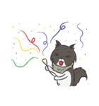 Browny Cat - Funny and Lucky Cat（個別スタンプ：35）