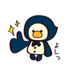 ずきんなペンギン（個別スタンプ：1）