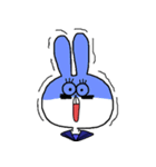 ギョロ目うさぎ（個別スタンプ：5）