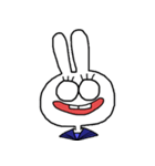 ギョロ目うさぎ（個別スタンプ：16）