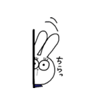 ギョロ目うさぎ（個別スタンプ：20）
