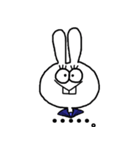 ギョロ目うさぎ（個別スタンプ：21）