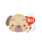 可愛い動物の顔スタンプ（個別スタンプ：2）