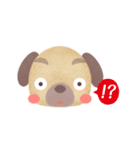 可愛い動物の顔スタンプ（個別スタンプ：14）