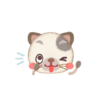 可愛い動物の顔スタンプ（個別スタンプ：35）