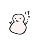 雪雪だるま（個別スタンプ：17）