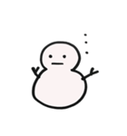 雪雪だるま（個別スタンプ：18）