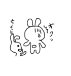 ダラうさらいふ（個別スタンプ：21）