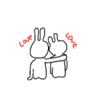 ダラうさらいふ（個別スタンプ：32）