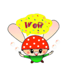 Yukkinoko of rabbit mushroom（個別スタンプ：34）