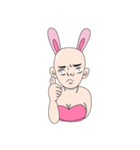 baldness rabbit（個別スタンプ：4）