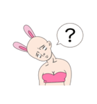 baldness rabbit（個別スタンプ：7）