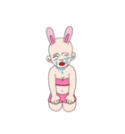 baldness rabbit（個別スタンプ：14）
