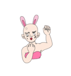 baldness rabbit（個別スタンプ：19）
