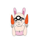 baldness rabbit（個別スタンプ：21）