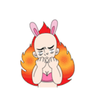 baldness rabbit（個別スタンプ：28）