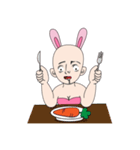 baldness rabbit（個別スタンプ：29）
