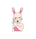 baldness rabbit（個別スタンプ：32）