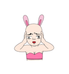 baldness rabbit（個別スタンプ：33）