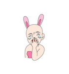 baldness rabbit（個別スタンプ：36）