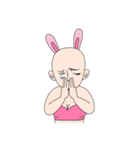 baldness rabbit（個別スタンプ：38）