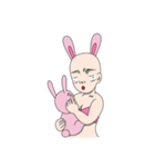 baldness rabbit（個別スタンプ：39）