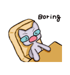 白猫のレディ2（個別スタンプ：19）