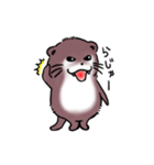 カワウソん＆ハリネズん（個別スタンプ：11）