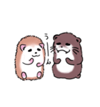 カワウソん＆ハリネズん（個別スタンプ：37）