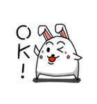 Little Lazy Rabbit（個別スタンプ：12）