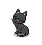 黒猫ポコちゃん（個別スタンプ：8）