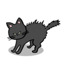 黒猫ポコちゃん（個別スタンプ：9）
