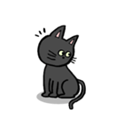 黒猫ポコちゃん（個別スタンプ：16）