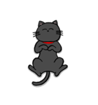 黒猫ポコちゃん（個別スタンプ：26）
