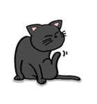 黒猫ポコちゃん（個別スタンプ：36）