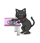 黒猫ポコちゃん（個別スタンプ：39）