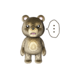 感じの悪いクマのぬいぐるみ（個別スタンプ：26）