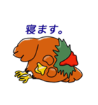 うなずくニワトリ（個別スタンプ：24）