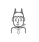 DEVIL OFFICE BOY（個別スタンプ：8）
