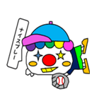 ハッピー野球ピエロ（個別スタンプ：34）