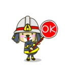 消防犬「ファイアー ドッグ」（個別スタンプ：5）