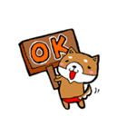 赤パン柴犬（個別スタンプ：3）