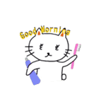 白猫のハク（個別スタンプ：3）