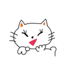 白猫のハク（個別スタンプ：17）
