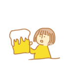 ぬる子のぬるい女子スタンプ（個別スタンプ：17）