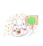 ゆるゆる手描きうさぎ（個別スタンプ：22）