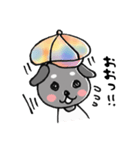 ニュアンス犬ペロ（個別スタンプ：24）