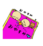 仲良し姉妹とワンちゃん（個別スタンプ：12）