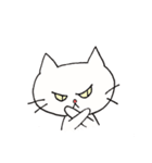 白ねこにゃーご（個別スタンプ：2）