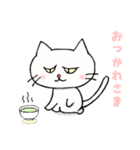 白ねこにゃーご（個別スタンプ：12）